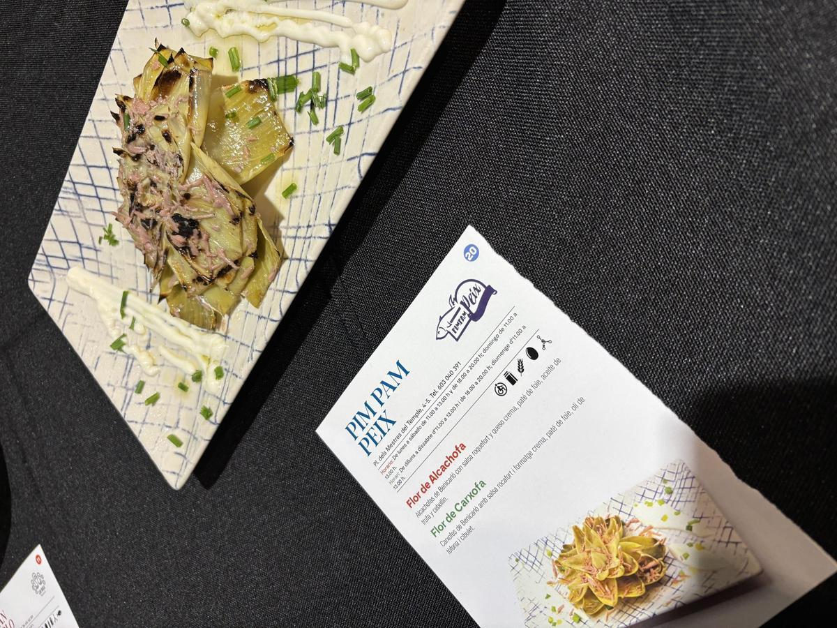 El concurso del pincho de la Festa de la Carxofa, en imágenes