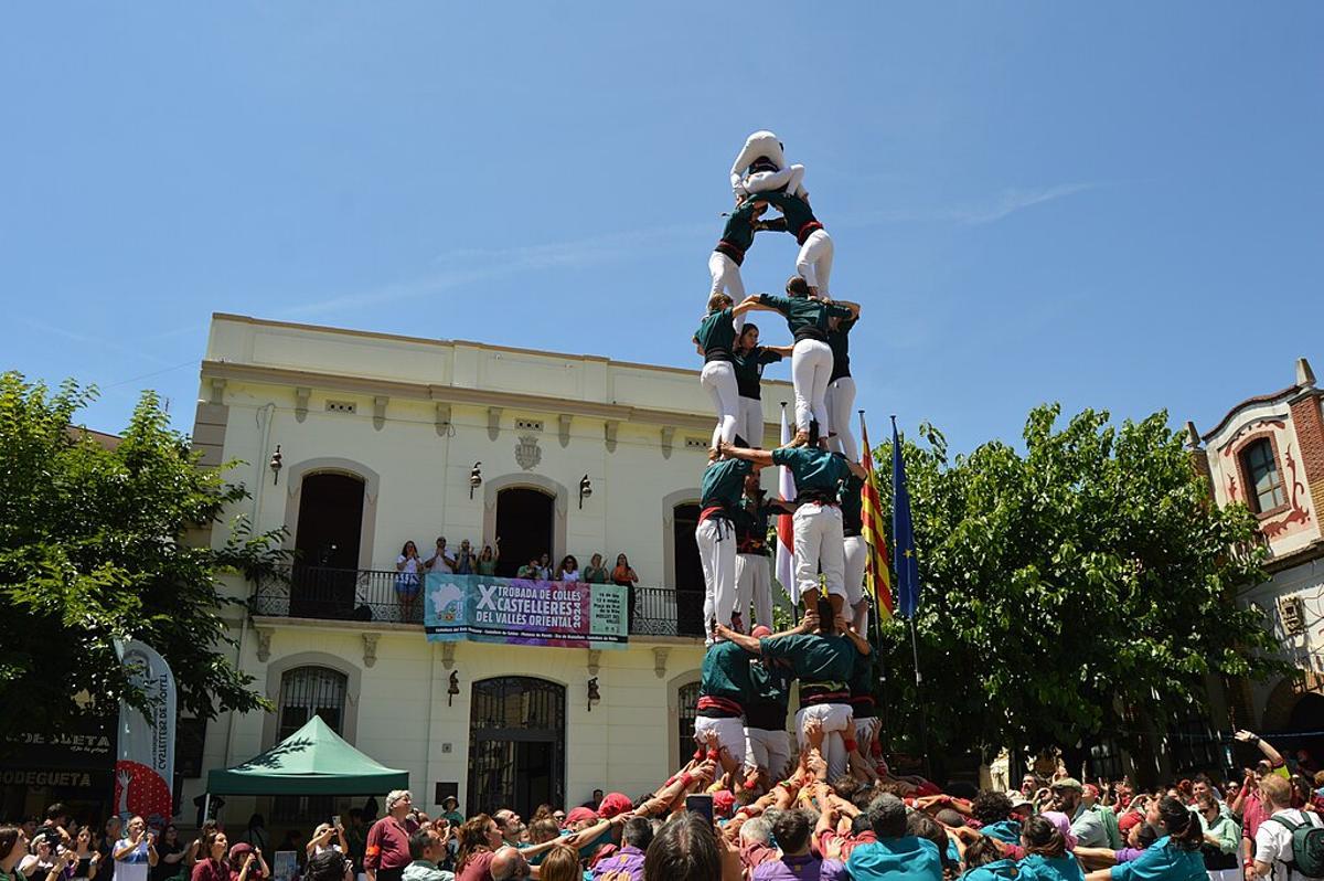 Castellers de Caldes de Montbui.