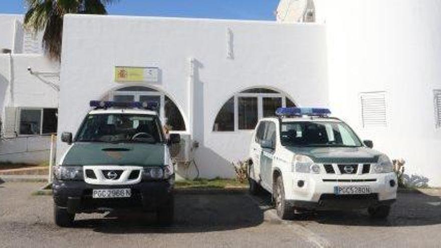 El arrestado ha pasado la noche en el calabozo del cuartel de la Guardia Civil de ses Païsses.