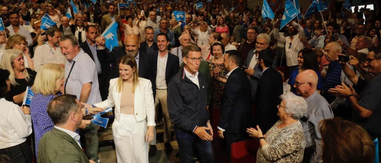 Feijóo participa en Palma en el acto central de campaña de Marga Prohens y el Partido Popular de Balears