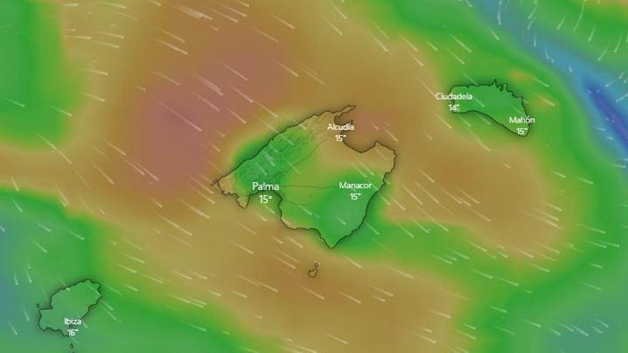 El tiempo en Mallorca en directo: Alerta naranja por fuertes vientos