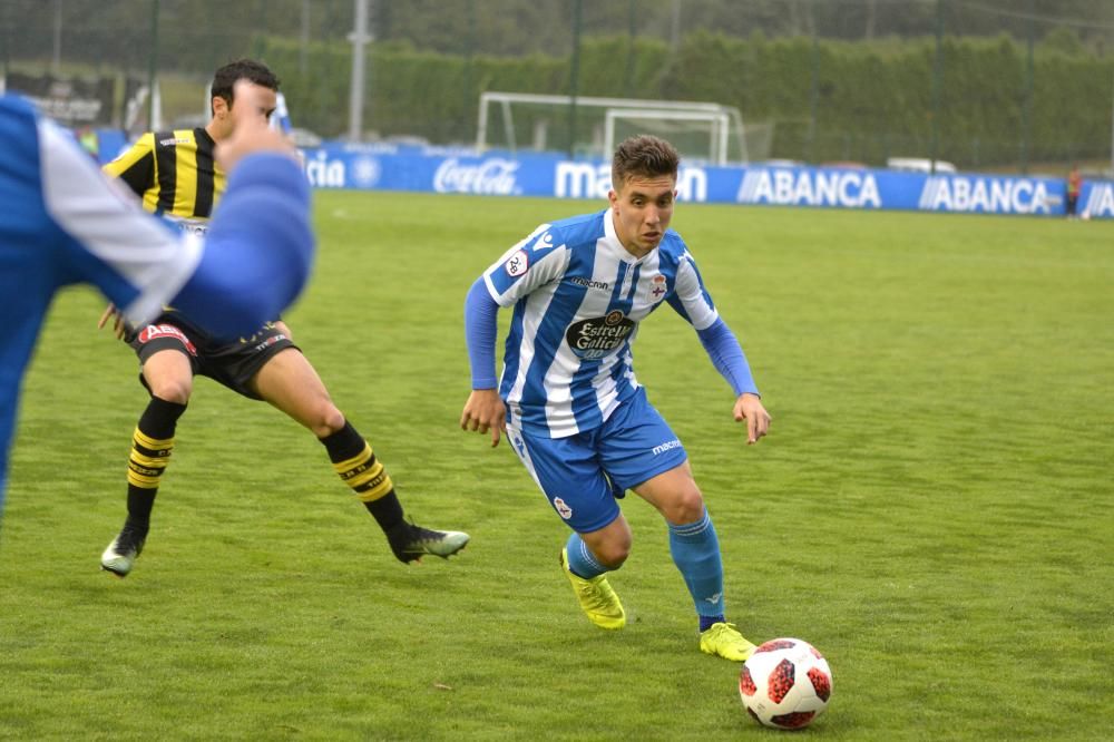 El Fabril le gana 2-1 al Rápido en Abegondo