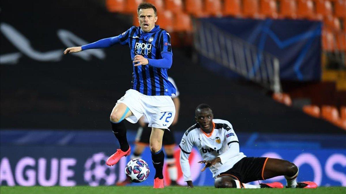 Ilicic fue el mejor jugador de un Atalanta que fue superior al Valencia