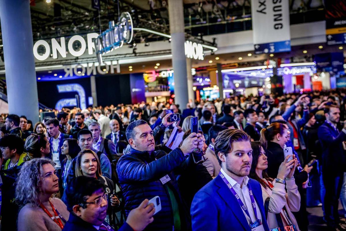 Primer día del Mobile World Congress en Barcelona