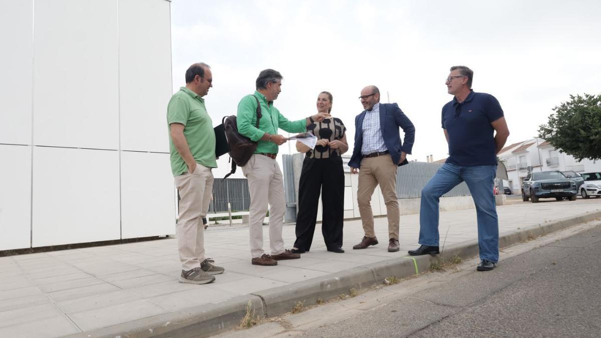 Obras de accesibilidad en varias zonas de Alcolea.