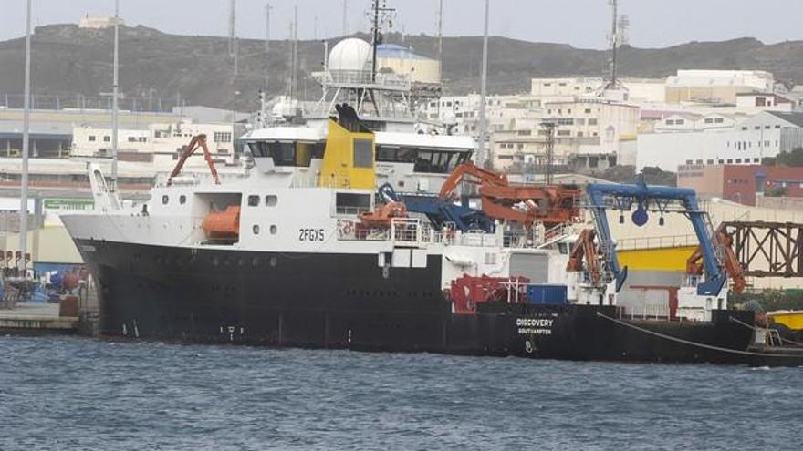 Barco Discovery, en las instalaciones de Astican