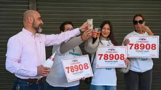 El 78908, el primer premio de la Lotería Niño, cae íntegro en León
