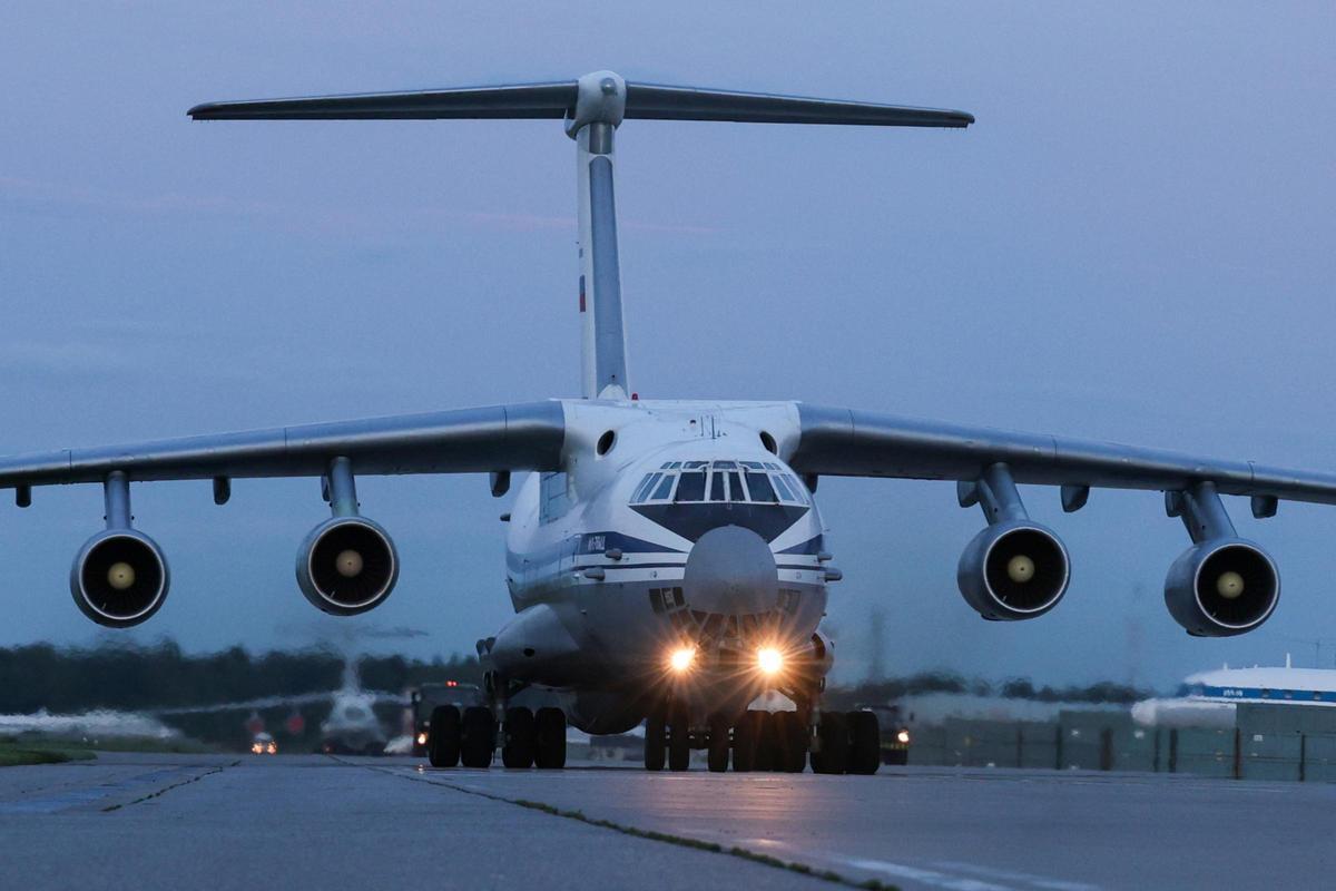Un avión de transporte ruso, en una imagen de archivo.