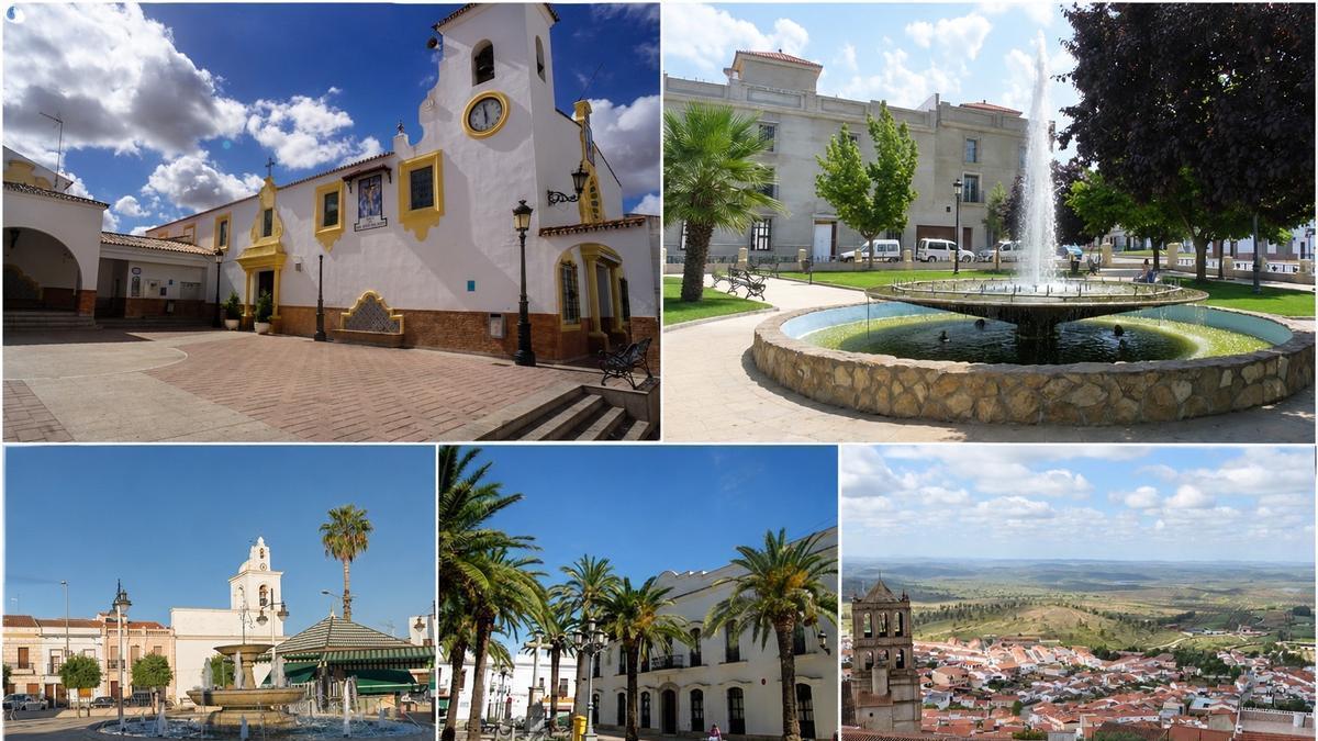 Algunos de los municipios beneficiados.