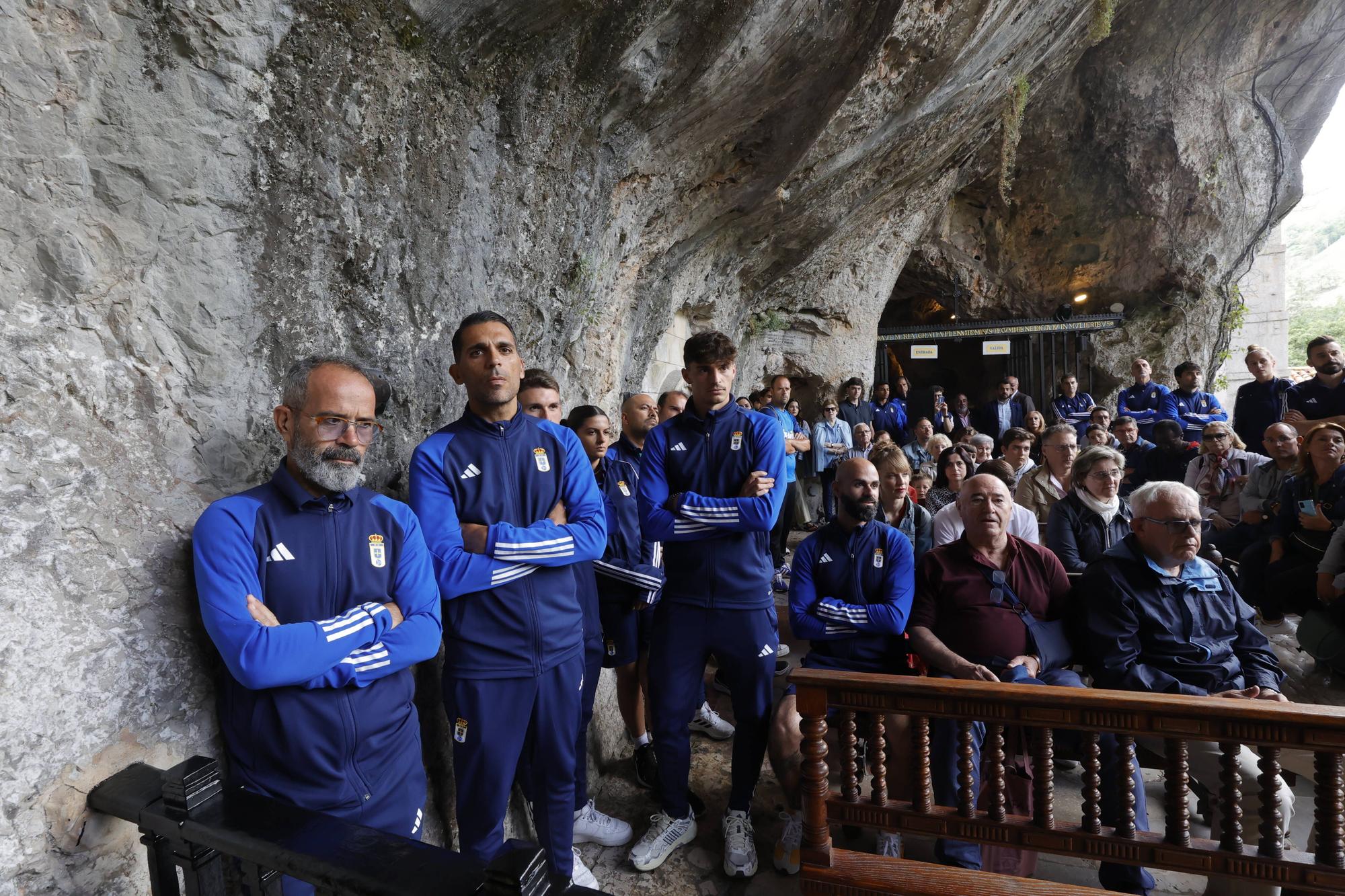 Visita del Real Oviedo al Santuario de Covadonga