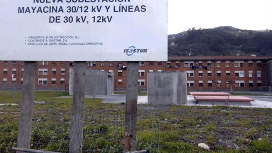 La subestación eléctrica subterránea construida en Santa Marina.