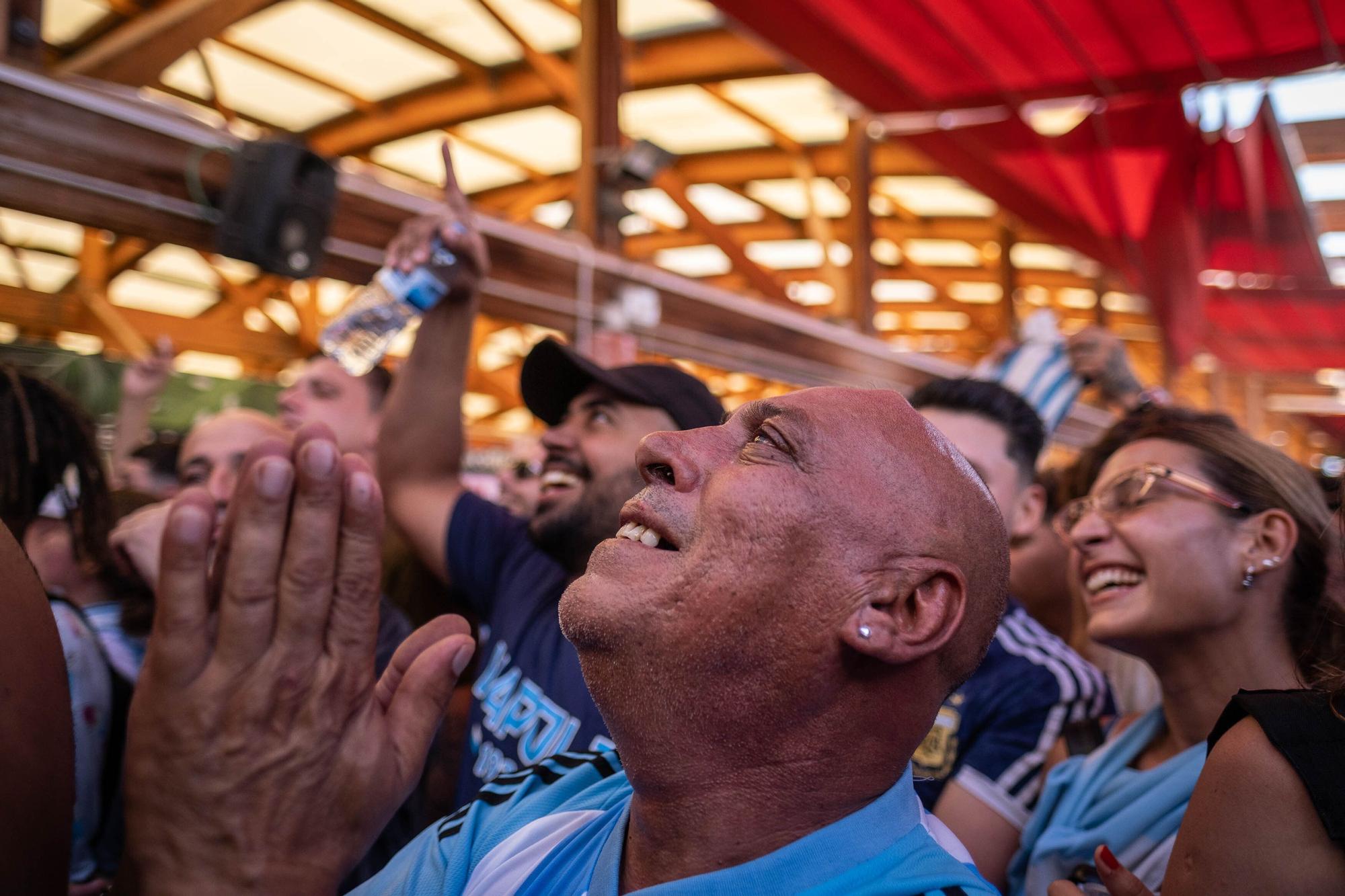 Celebración del Mundial de los argentinos afincados en Tenerife
