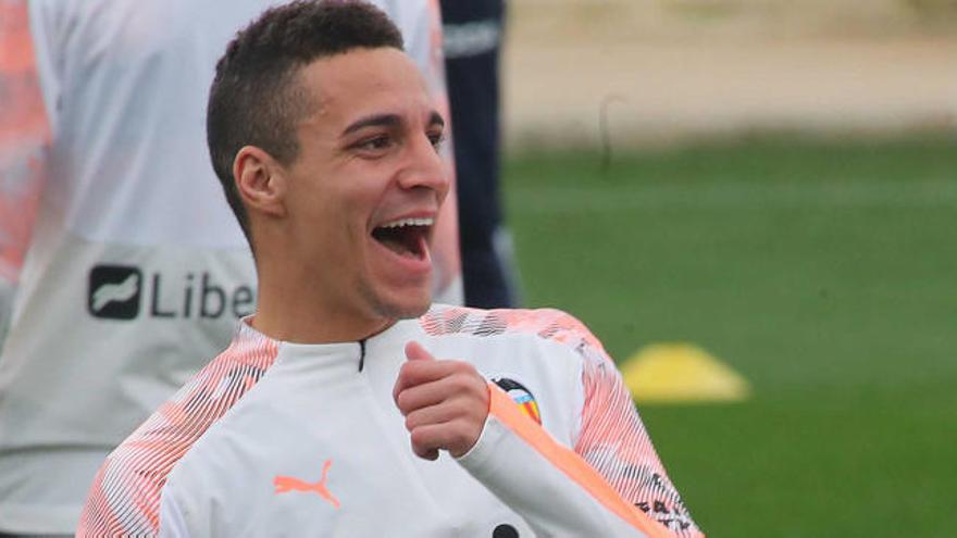 Rodrigo se prueba con el grupo para Vitoria y la Champions