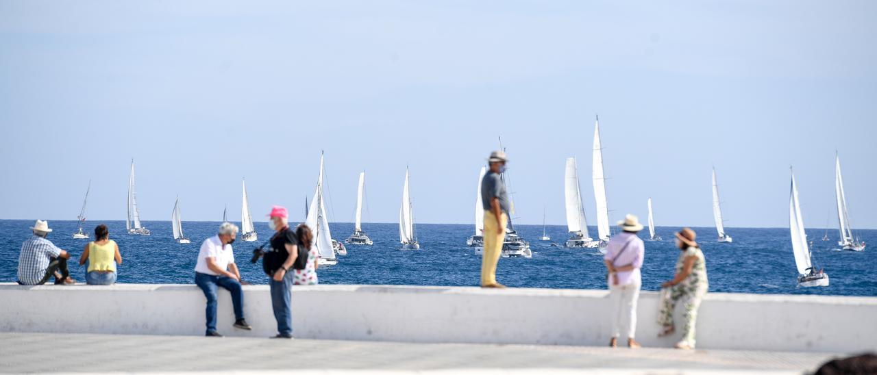 Espectadores de la salida de la 35 edición de la ARC