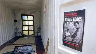 Sa Senieta ensaya su futuro como museo de Formentera con un contenedor marítimo repleto de 'redes y olas'