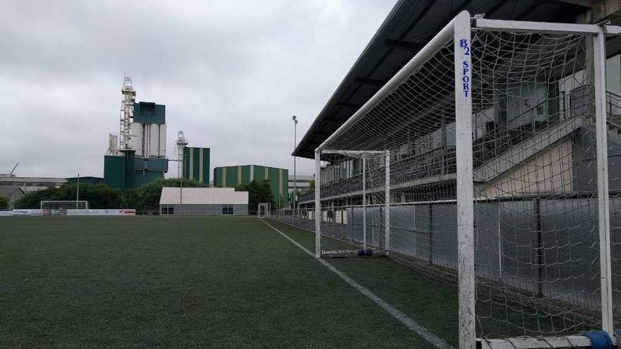 Terreno de juego del Ponte dos Brozos, en Arteixo.