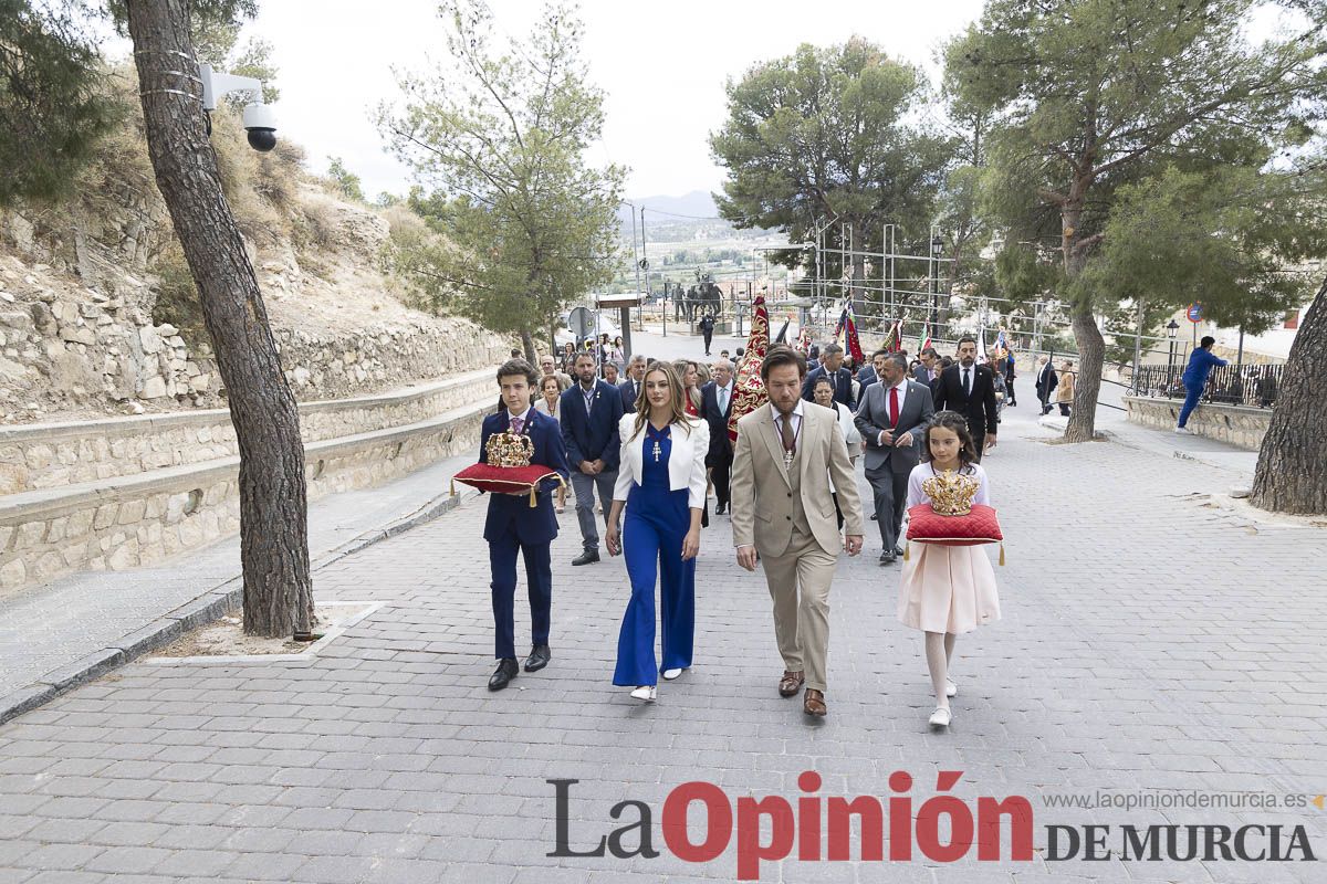 Coronación de los Reyes Cristianos y bendición de banderas del Bando Cristiano en Caravaca