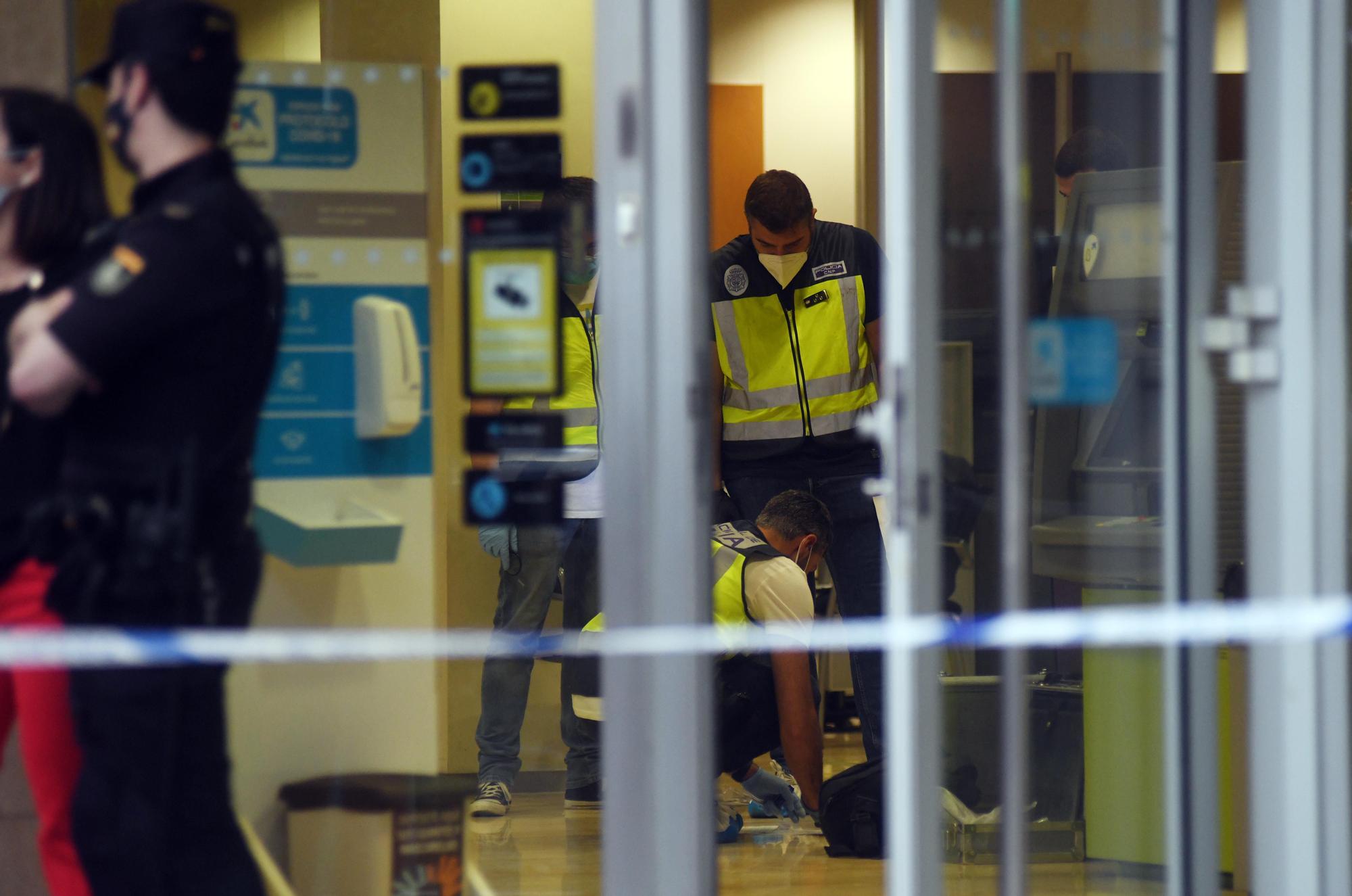 Atraco en una sucursal bancaria en Murcia