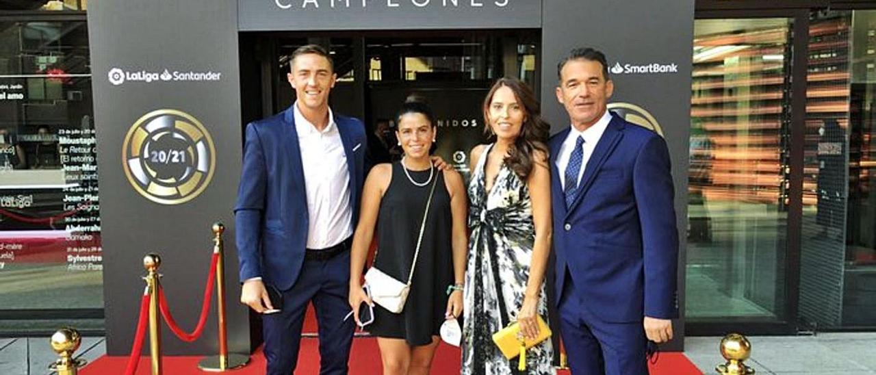 Luis García y Raíllo representan al Mallorca en la Gala de los Campeones.