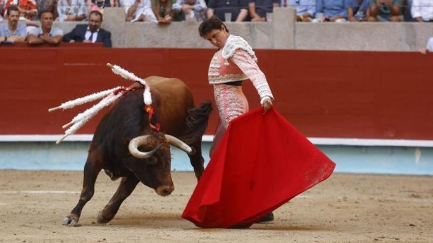 Roca Rey, en una faena en Pontevedra