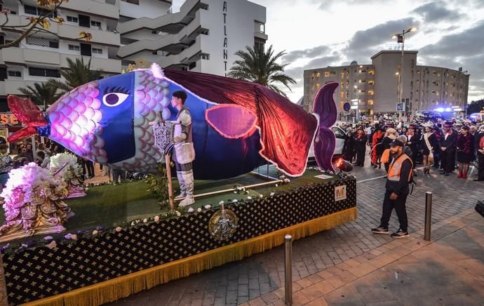 11/03/2018 MASPALOMAS. Entierro de la Sardina Carnaval de Maspalomas 2018. FOTO: J. PÉREZ CURBELO