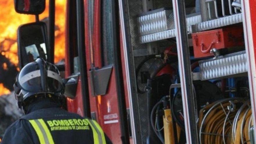 Fuego en una planta química de Santa Isabel