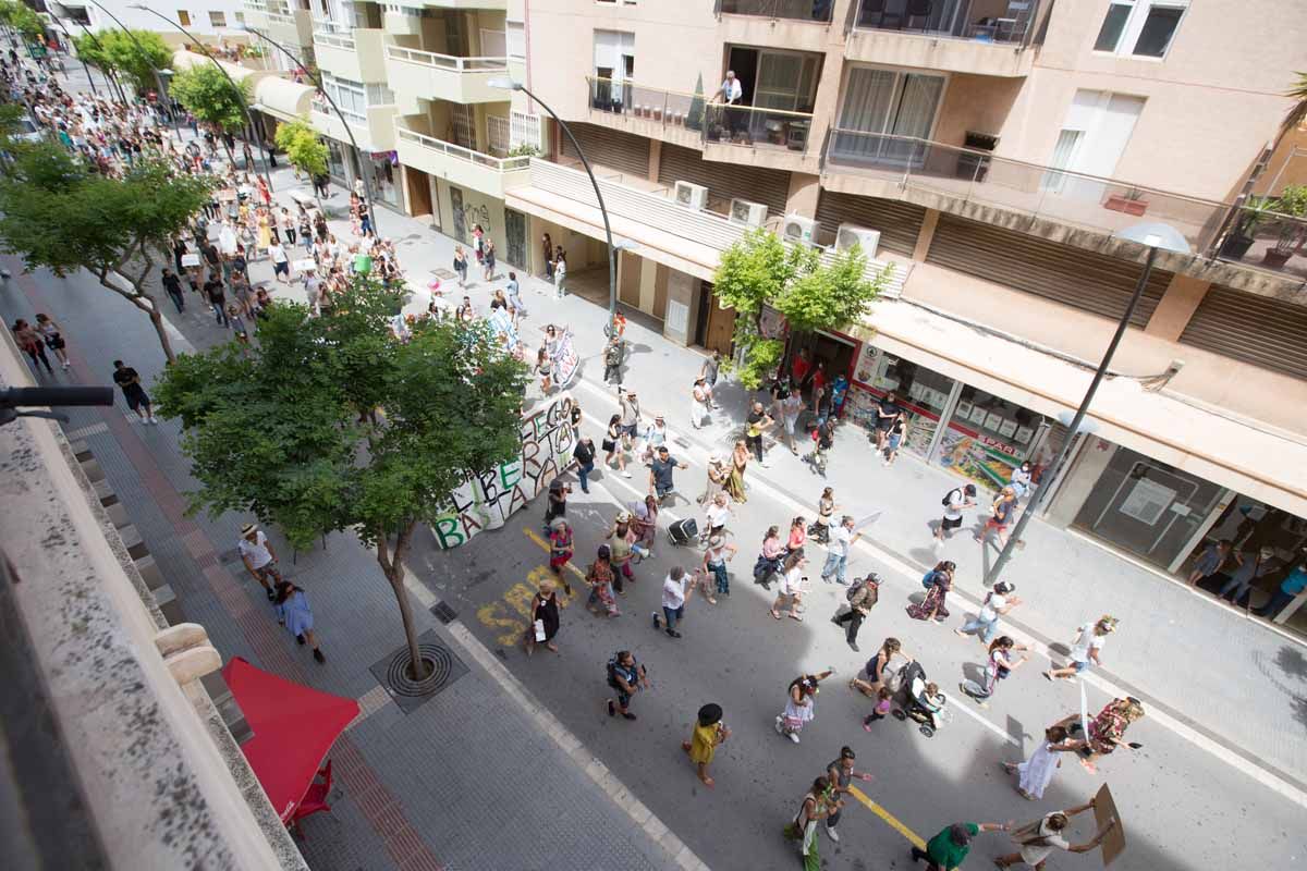 Manifestación Ibiza Respira en Ibiza