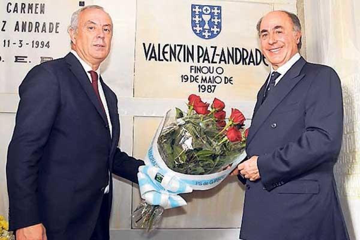 Ferrín resalta a "forza nerudiana" da poesía de Paz-Andrade e a Xunta, a súa "lucidez"
