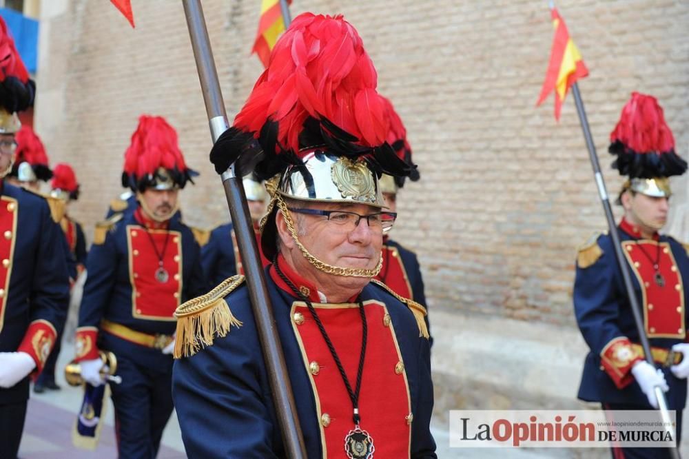 La procesión del Amparo a su salida de San Nicolás