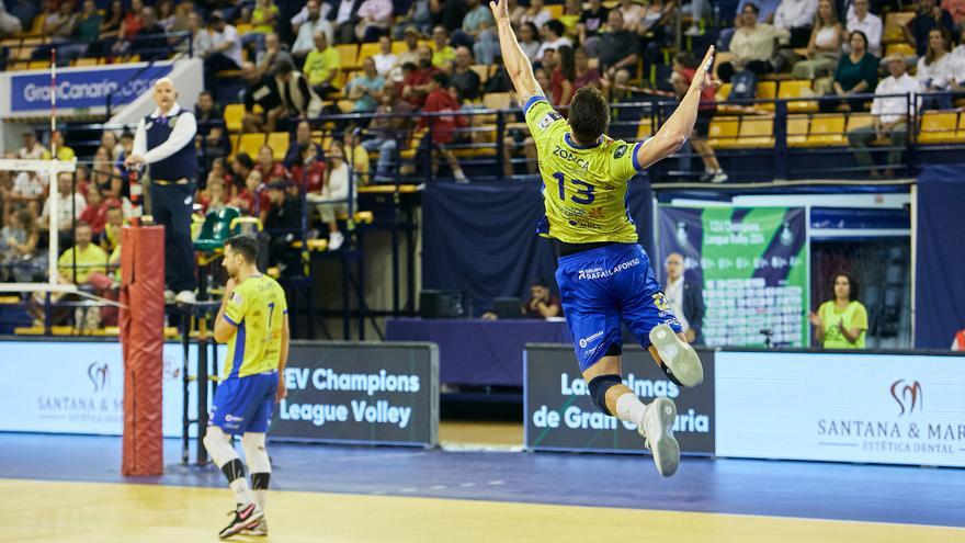 El Guaguas suma su primera victoria en la Liga de Campeones ante el Ceske Budejovice (3-1)