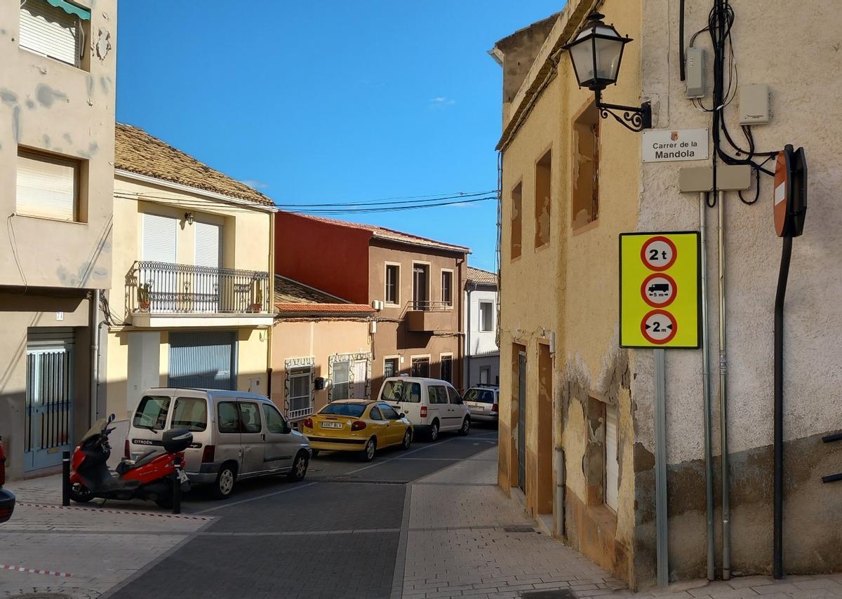 Nueva señalética en el casco antiguo de Xixona