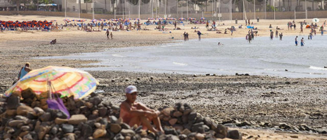 Imagen de la playa del El Castillo, en el municipio majorero de Antigua