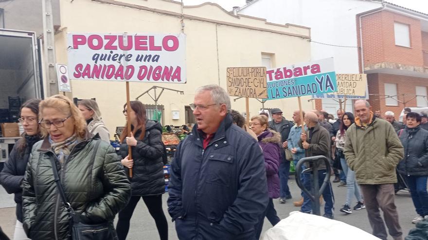 GALERÍA| Corte de las carretera de Tábara para reclamar una &quot;sanidad digna&quot;