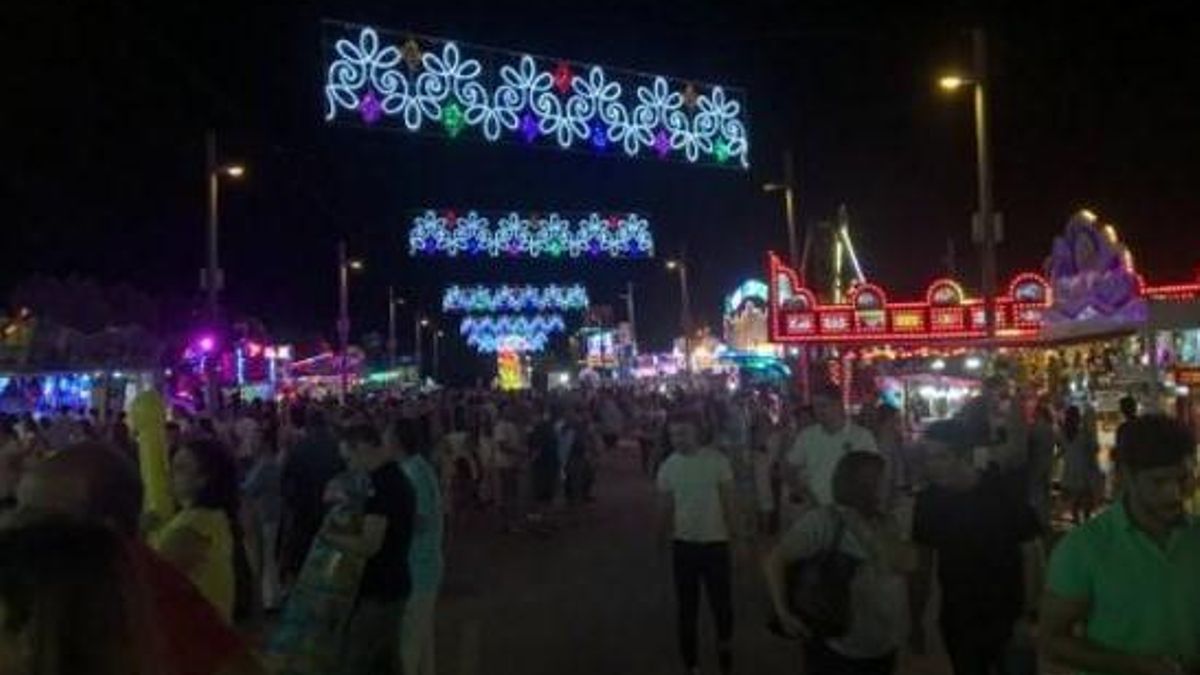 Una iluminación del recinto ferial anterior.