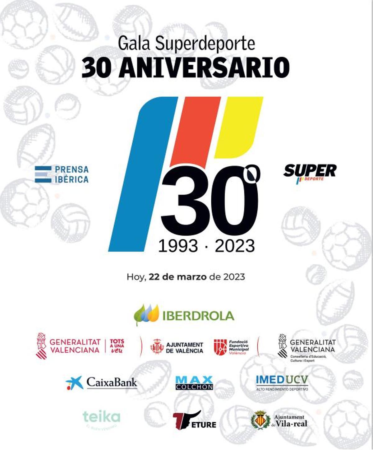 La Gala SUPERDEPORTE 30 ANIVERSARIO