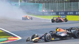 Max Verstappen, durante el GP de Bélgica.