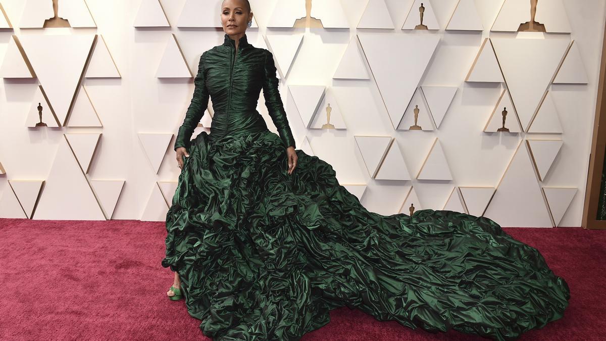 Jada Pinkett Smith en la alfombra roja de los Premios Oscar 2022