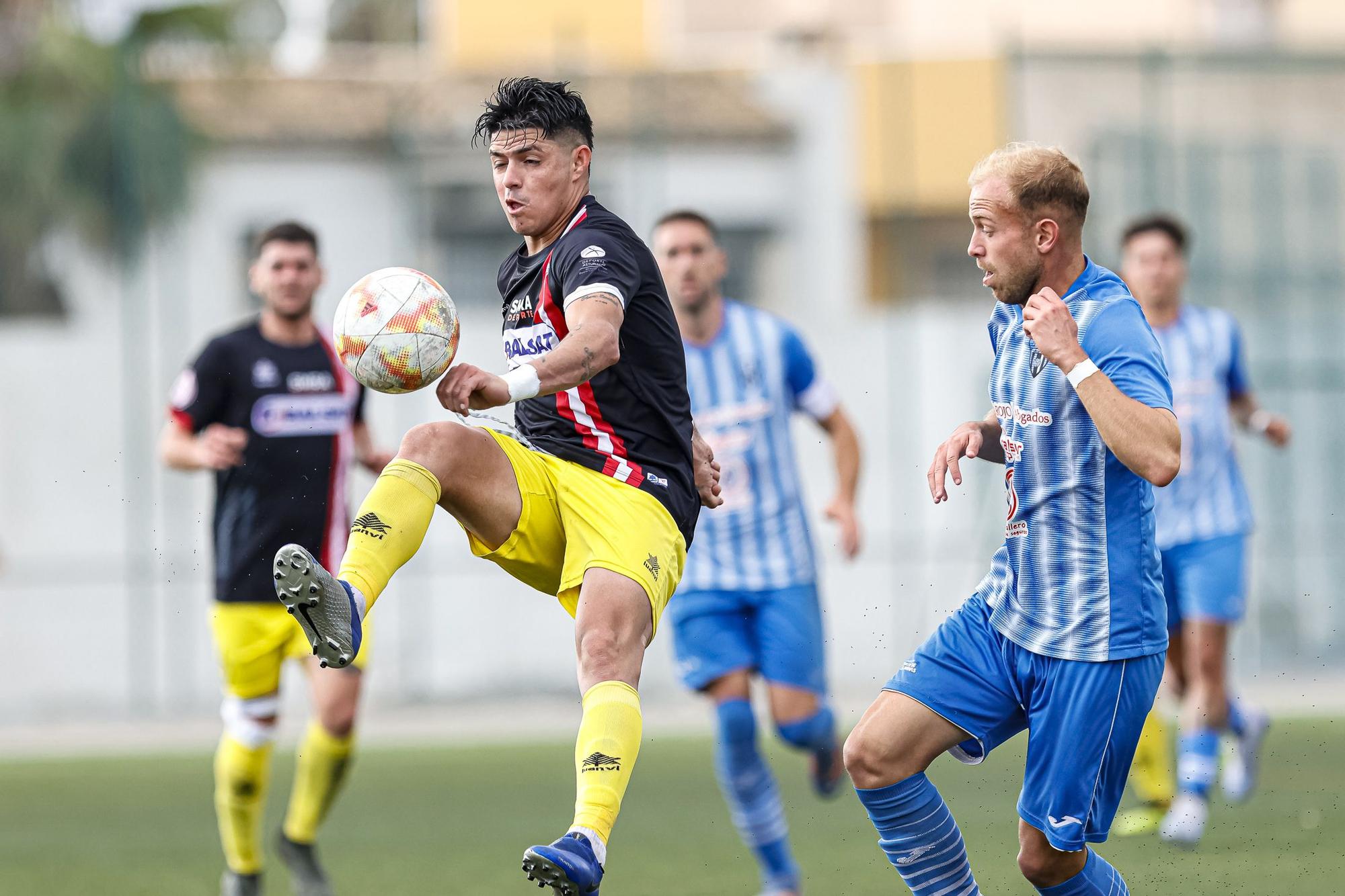 Así fue el partido de L'Entregu en La Unión: jugadas, aficionados en la localidad murciana y en el Teatro de El Entrego