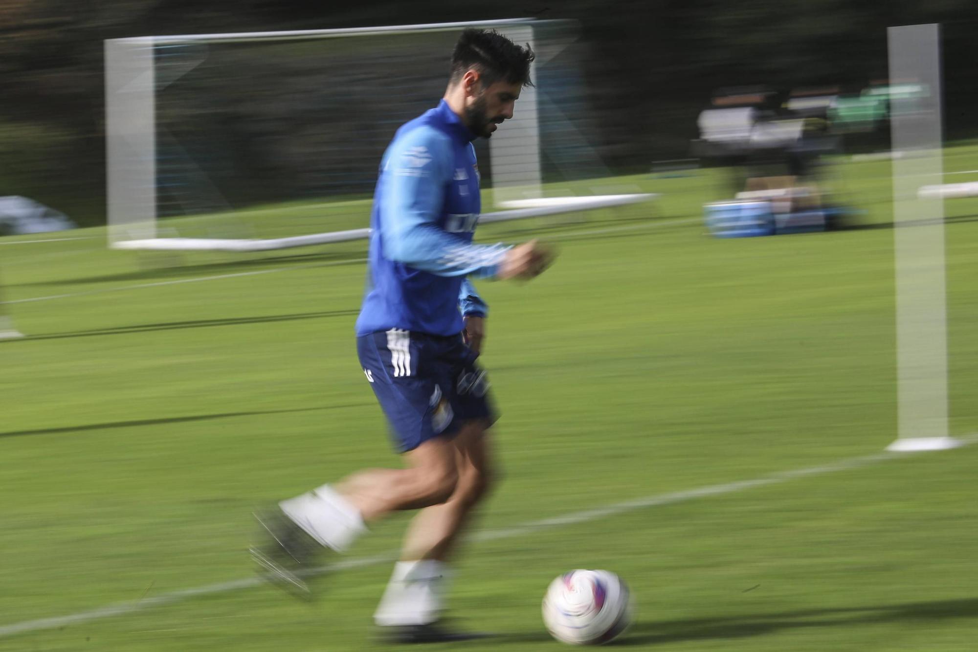 EN IMÁGENES: el entrenamiento del Oviedo