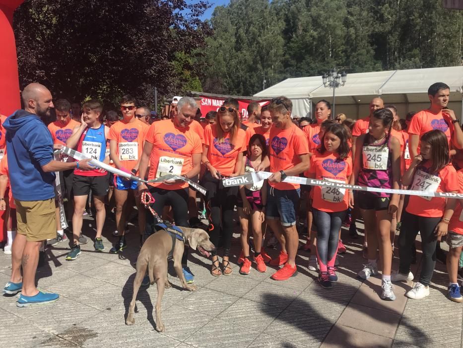 Quinta carrera solidaria contra el cáncer en San Martín del Rey Aurelio