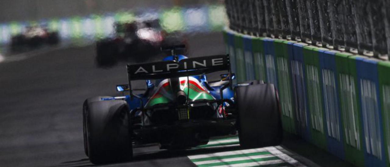 El Alpine de Alonso, en la calificación de ayer. | |  EUROPA PRESS