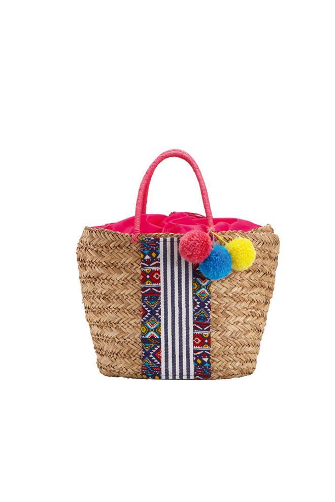 Carpisa: bolso de playa con pompones