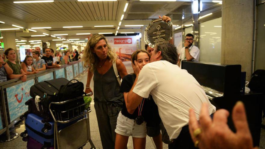 Llegada a Palma de María Perelló