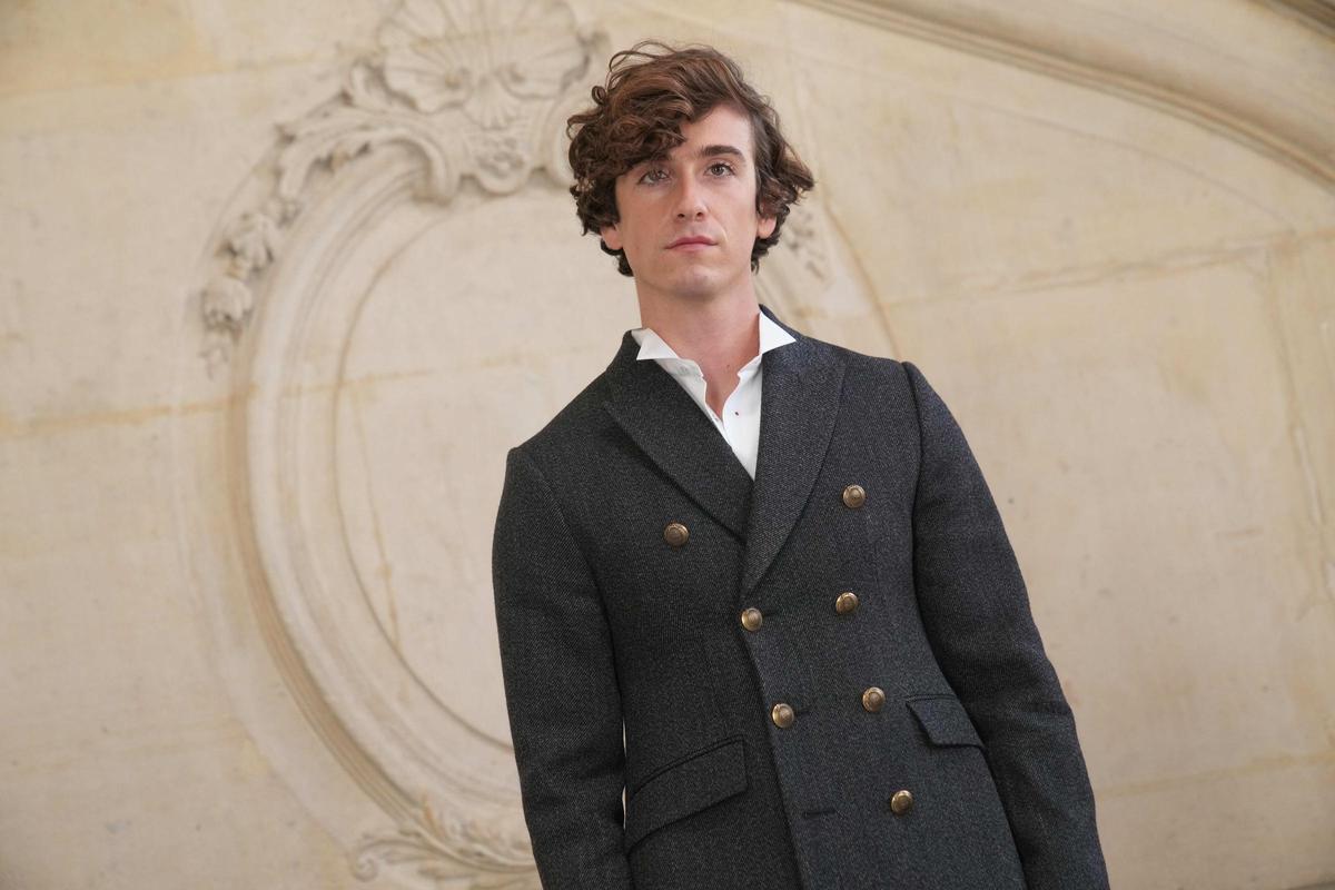 Guitarricadelafuente en el photo call del desfile Dior Fall/Winter 2026-2027 en París