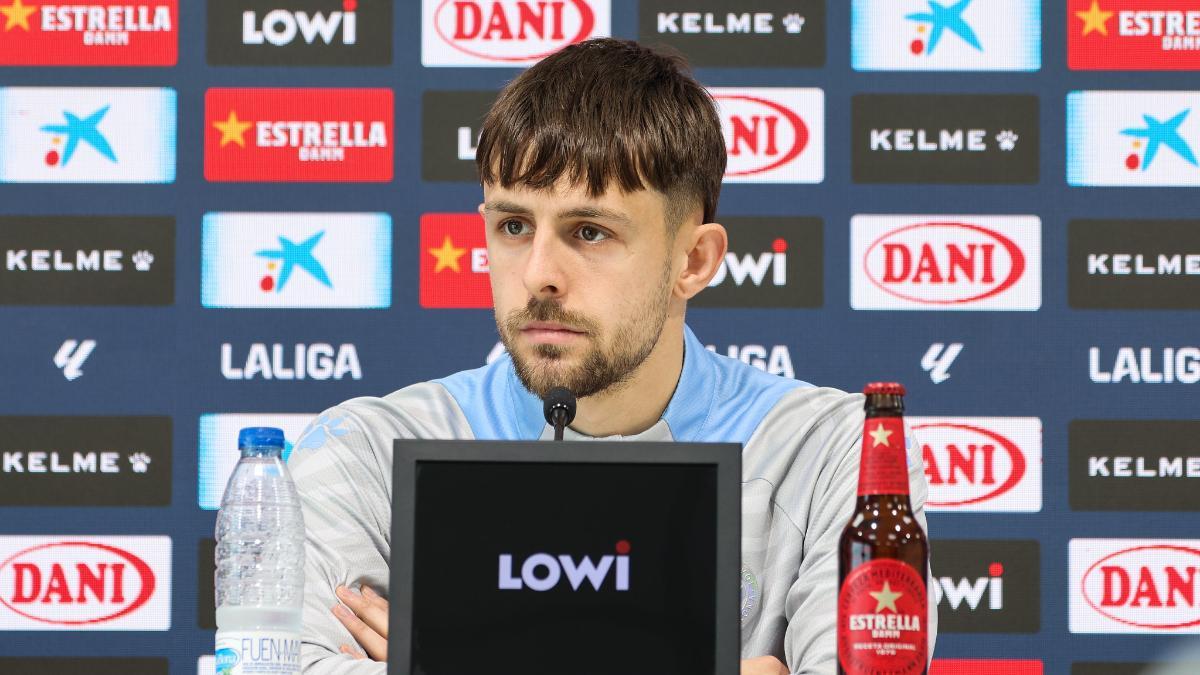 Jofre Carreras, en rueda de prensa