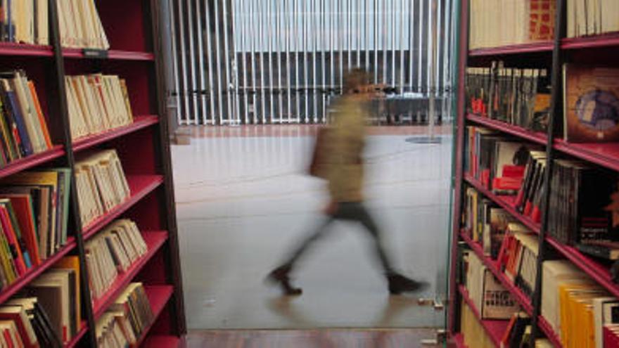 Vista del interior de la librería 3i4 de Valencia.