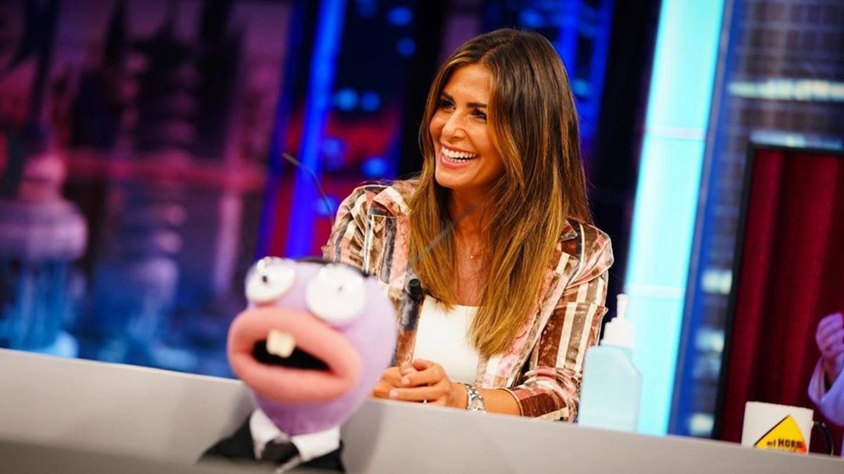 Nuria Roca con traje de Sita Murt en 'El hormiguero'