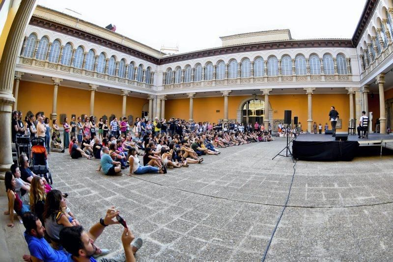 Actuacion de Manuel Liñan en el Museo de Zaragoza