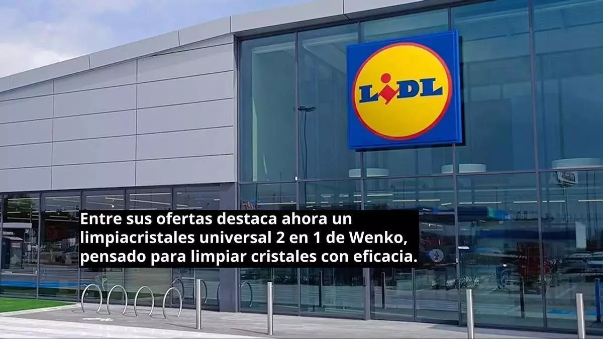 Mañana se esperan colas kilométricas en Lidl para conseguir el limpiador de ventanas 2 en 1 más barato del mercado: perfecto para mamparas de ducha