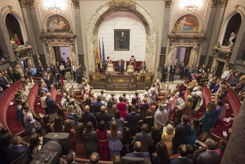 Proclamación de las falleras mayores 2019